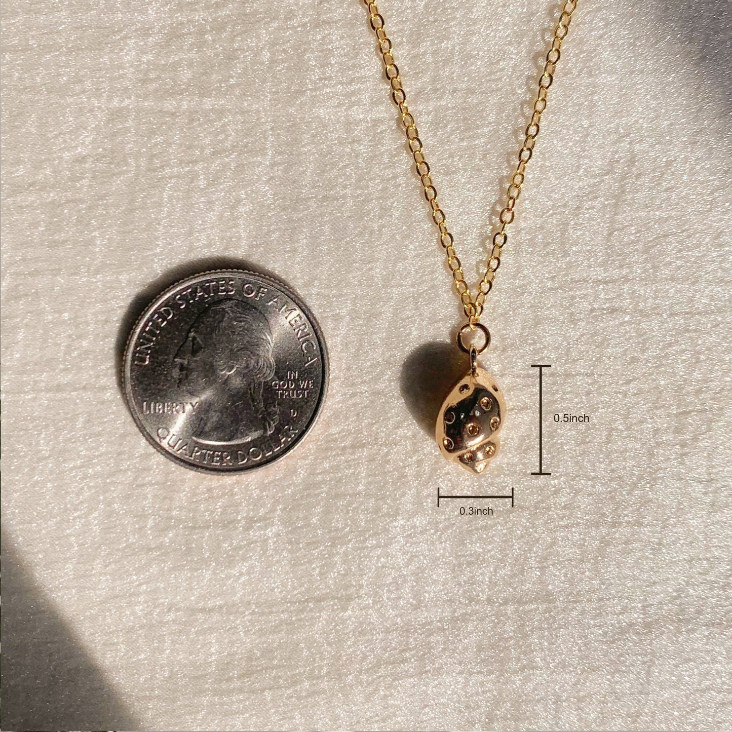 Gold Silver Conch Shell Seashell Necklace|Unisex Necklace for Couples or Best Friends|Mermaid Sea Lover Gift