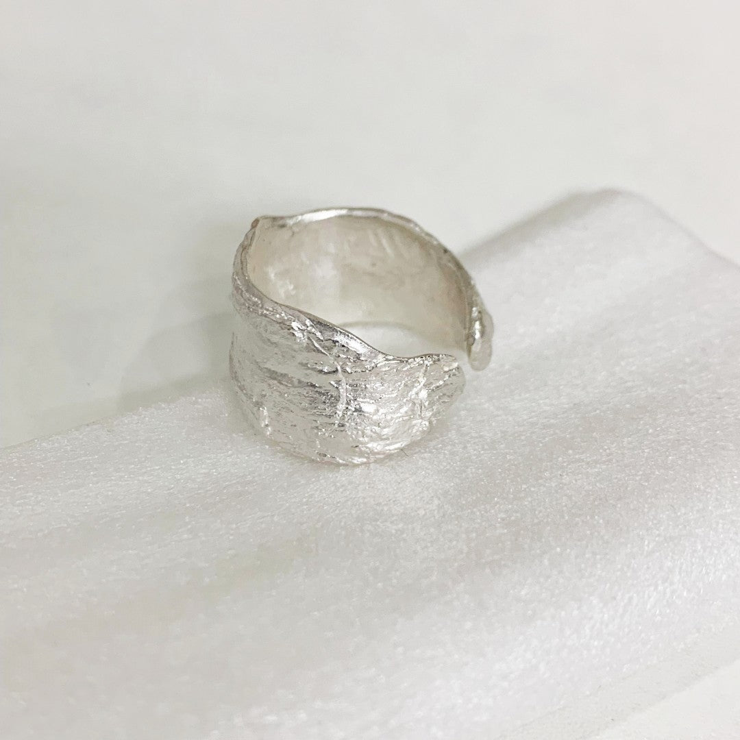 Sterling Silver Open End Ring