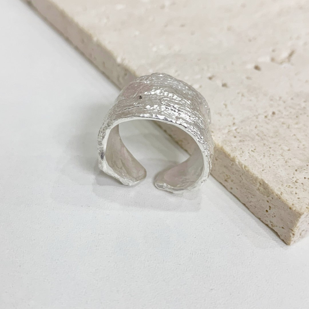 Sterling Silver Open End Ring