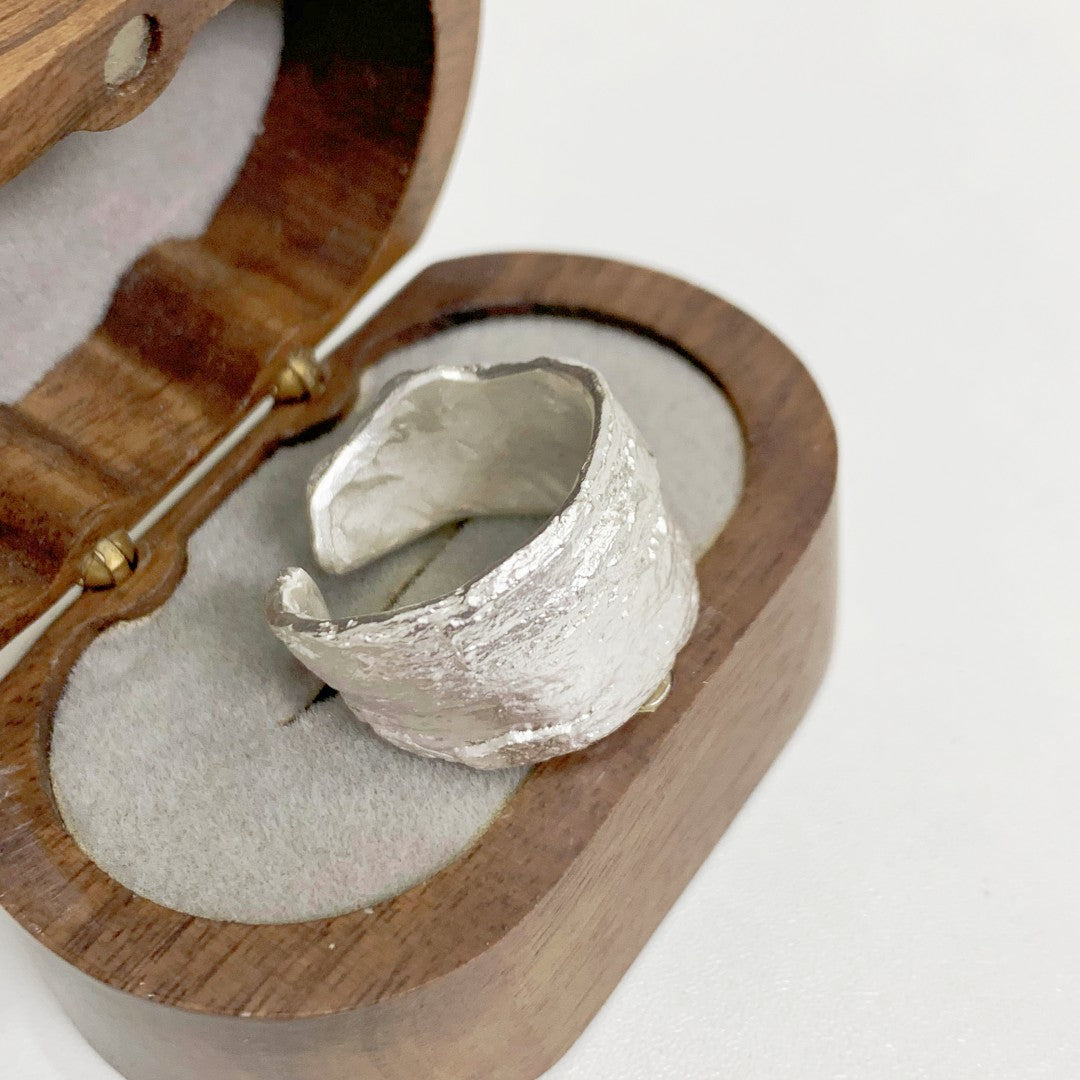 Sterling Silver Open End Ring