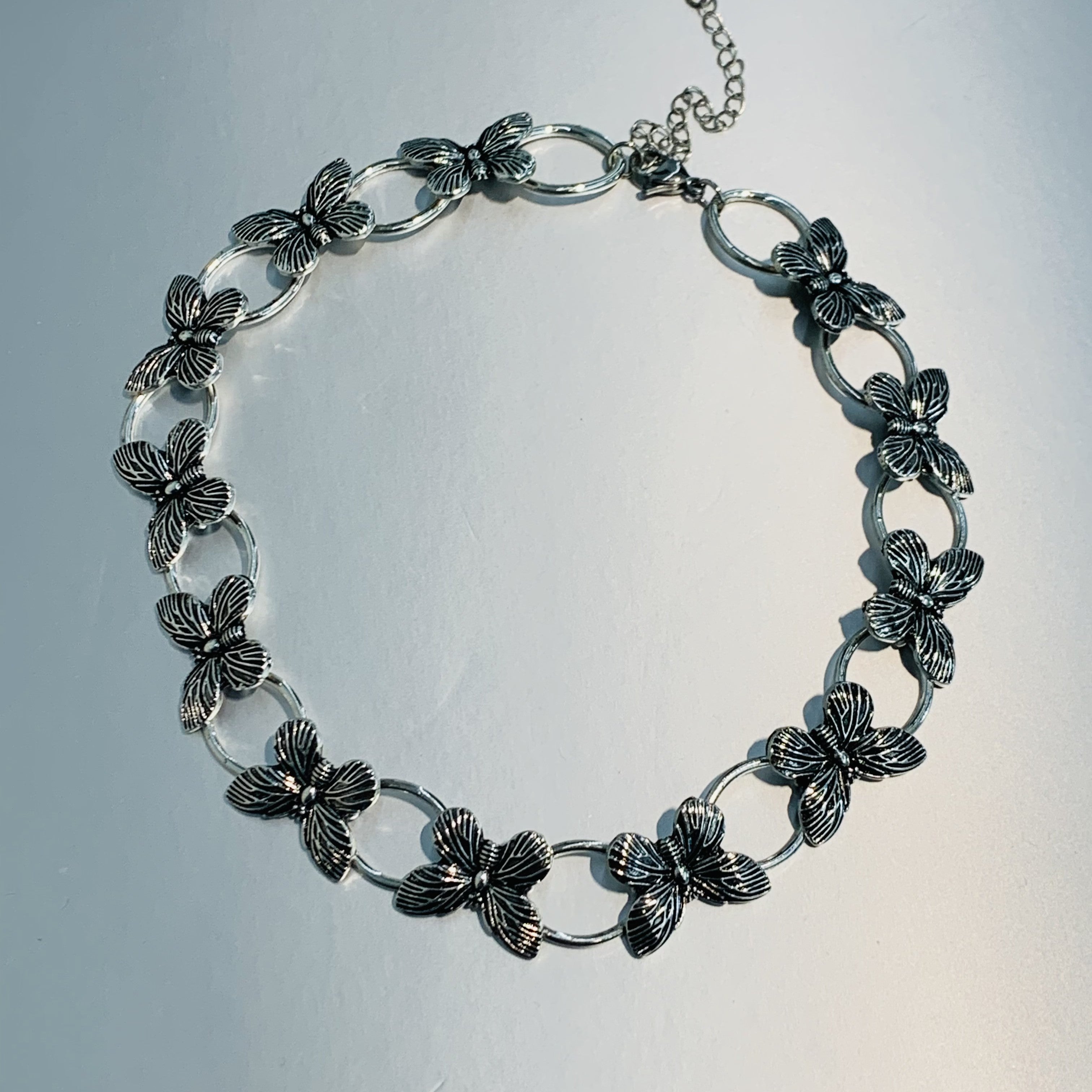Silver Butterfly Necklace