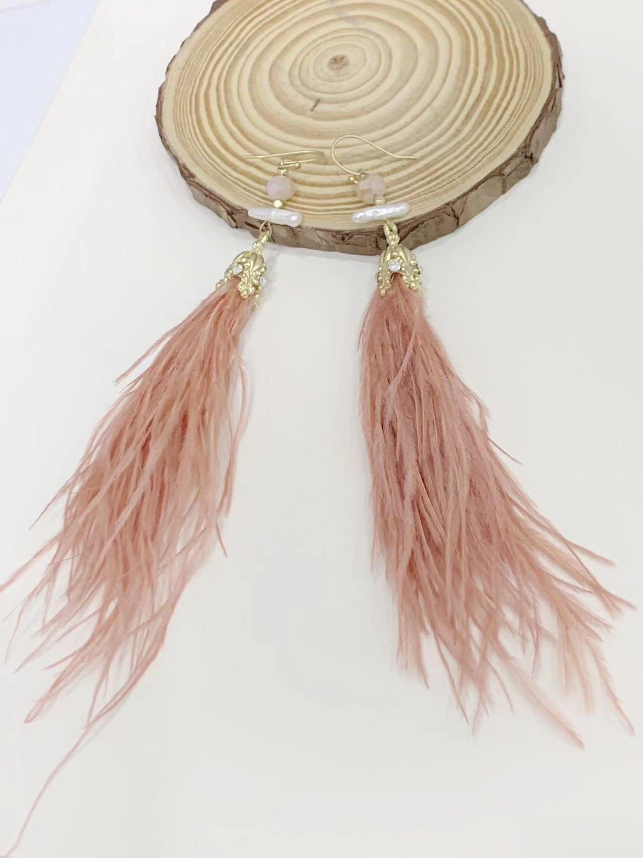 Bohemian Feather Earrings