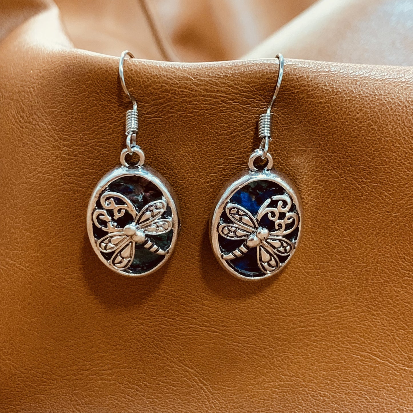 Dragonfly Collection - Whimsical Dragonfly Dangle Earrings | Boho Nature Inspired Jewelry | Vintage Insect Statement Earrings| Handmade Drop Earrings| Gift for Her