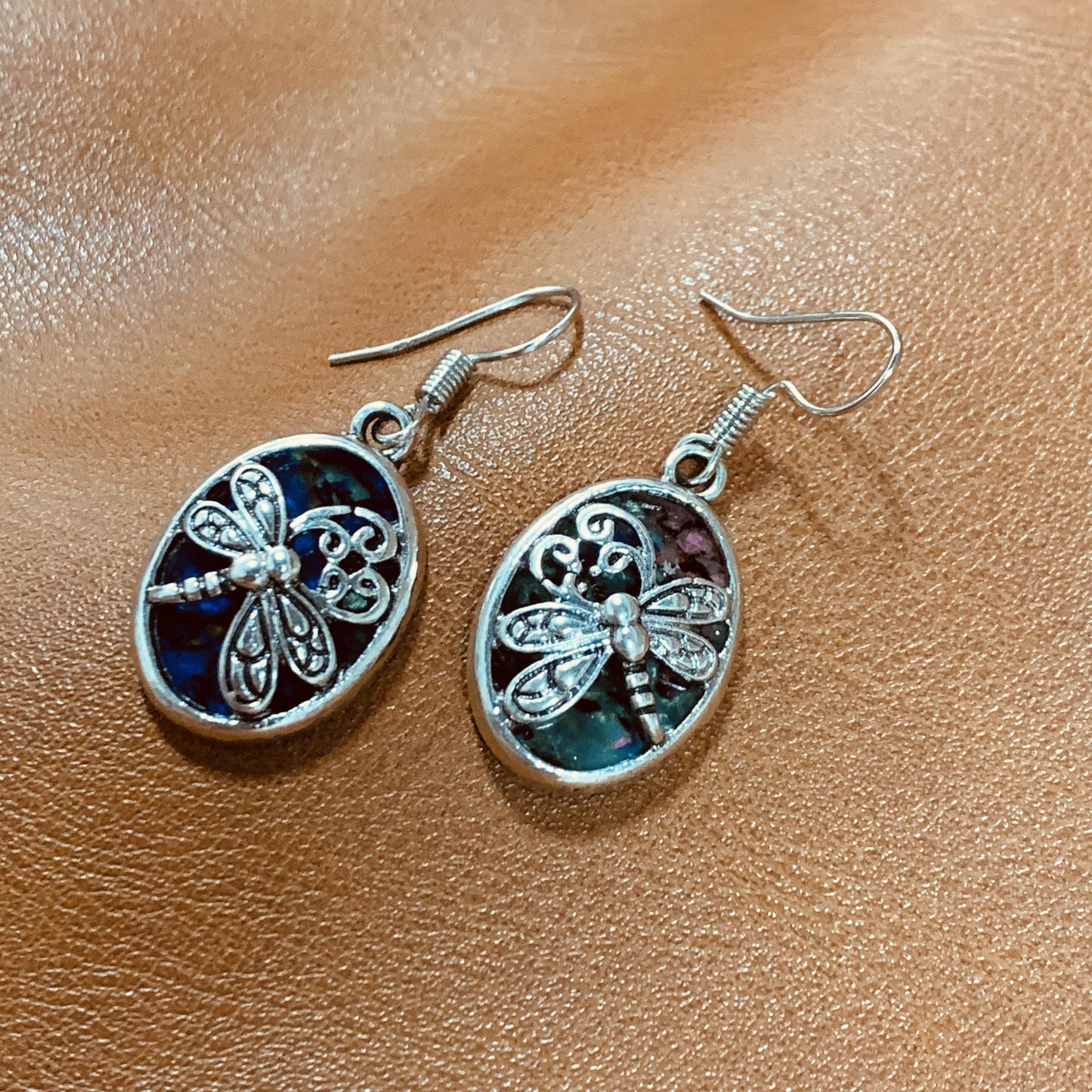 Dragonfly Collection - Whimsical Dragonfly Dangle Earrings | Boho Nature Inspired Jewelry | Vintage Insect Statement Earrings| Handmade Drop Earrings| Gift for Her