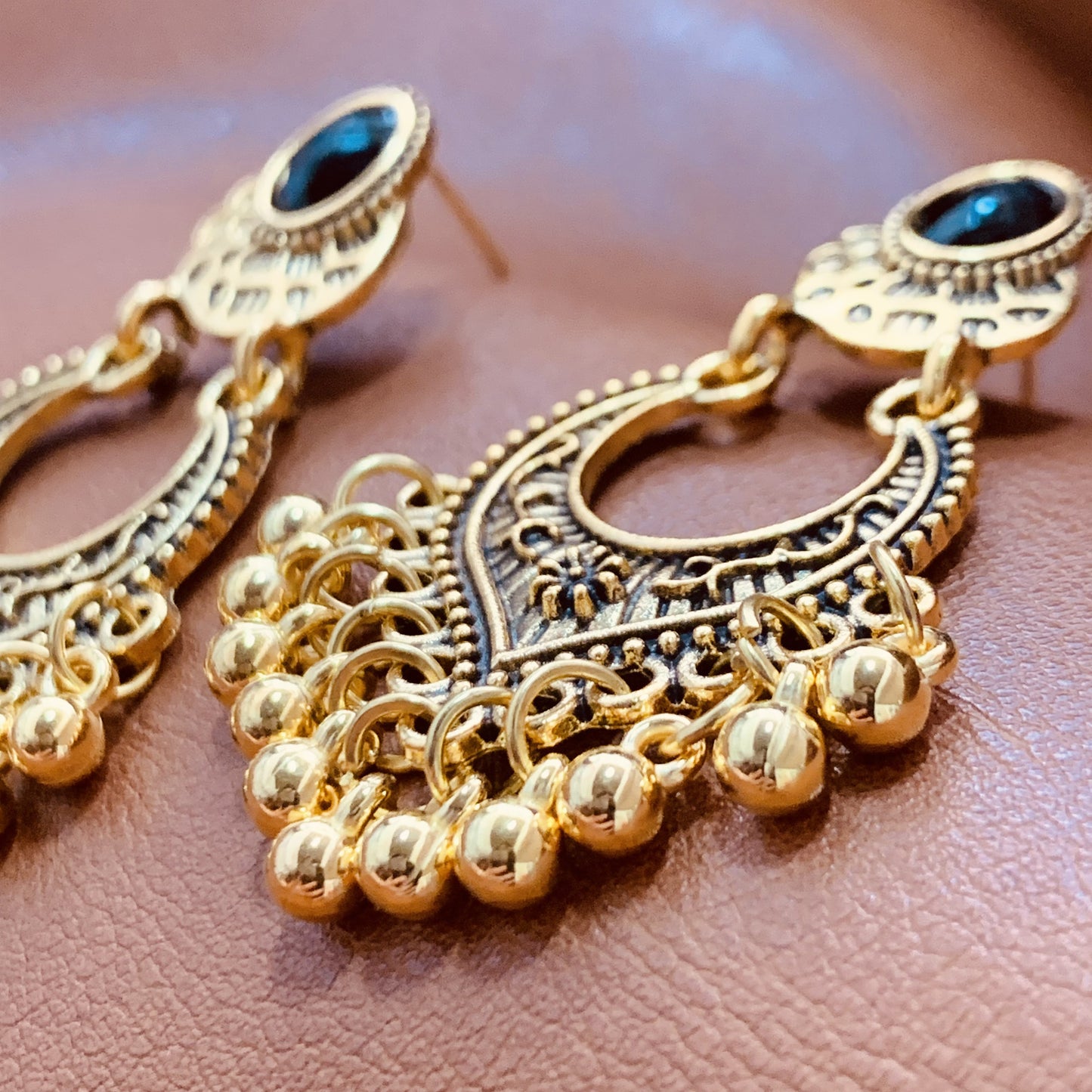 Bohemian Earrings | Teardrop Tassel Earrings | Large Chandelier Earrings | Long Drop Earrings | Boho Vintage Earrings | Gift For Her