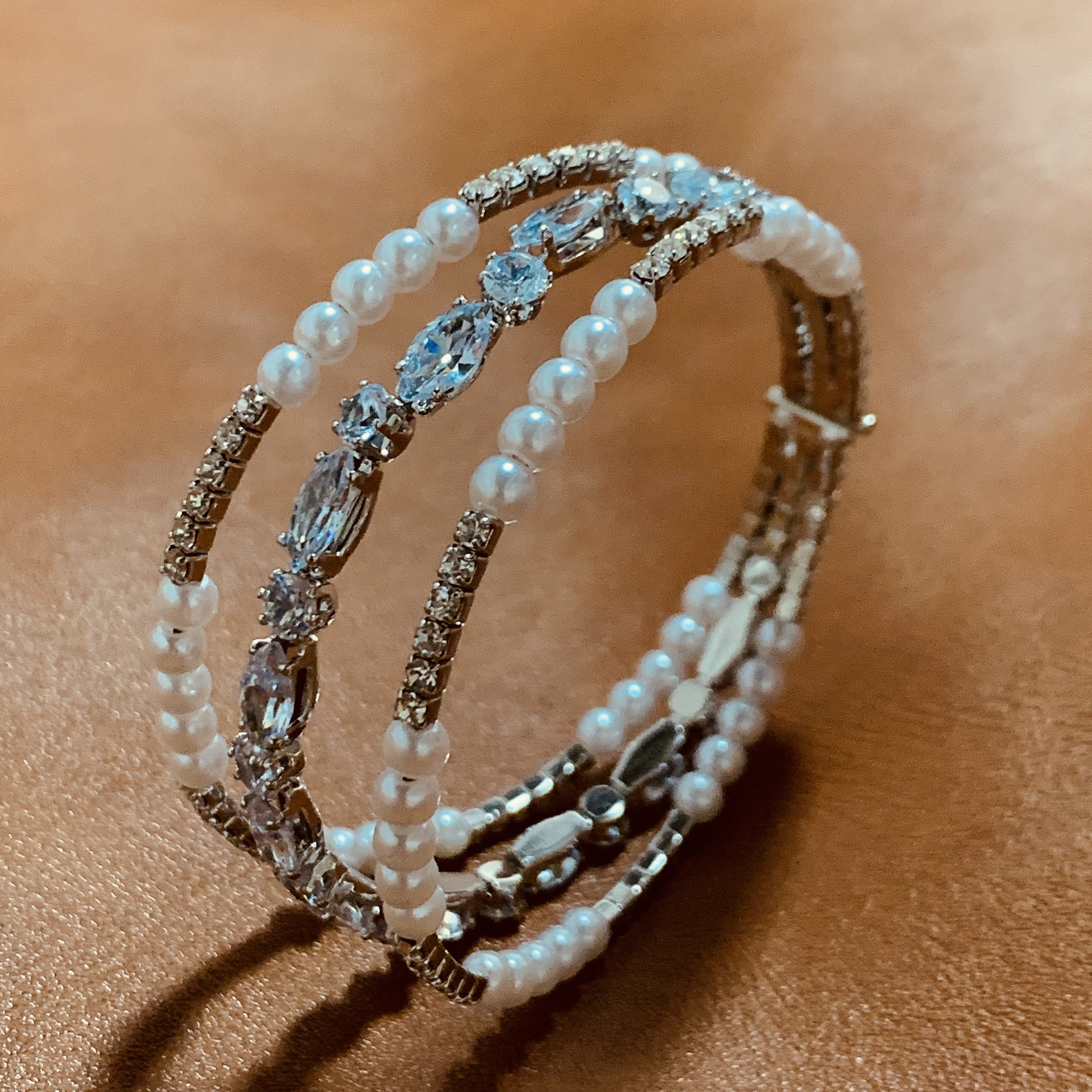 Elegant Coquette Layered Bracelet