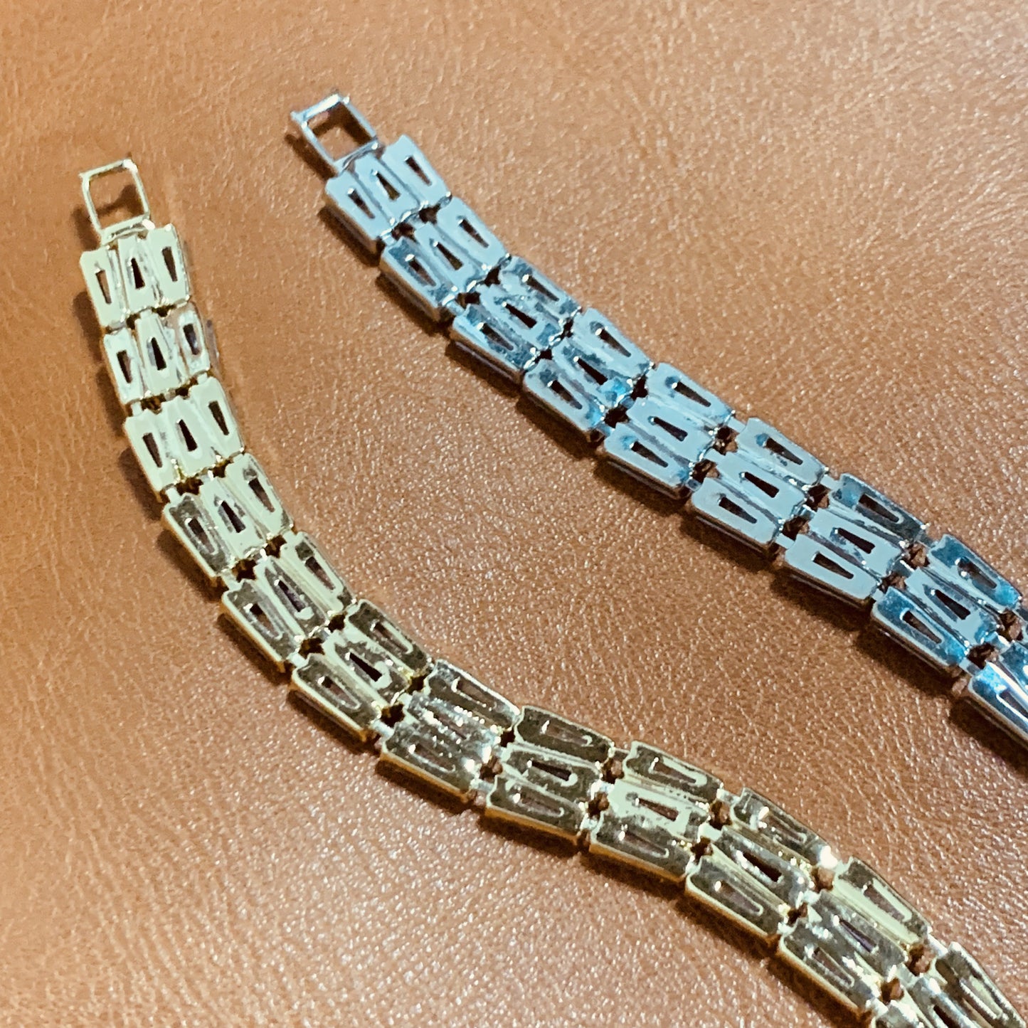 Sparkling Rainbow CZ Baguette Tennis Bracelet–6.3 Inches | Minimalist Multicolor Jewelry | Gift for Her & Best Friend