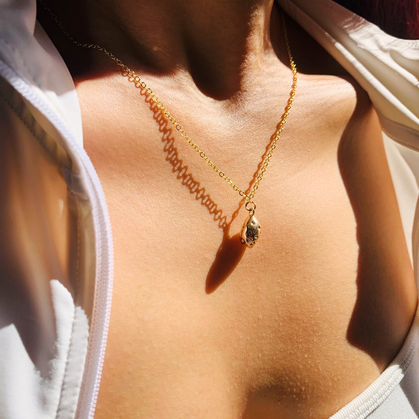 Gold Silver Conch Shell Seashell Necklace|Unisex Necklace for Couples or Best Friends|Mermaid Sea Lover Gift