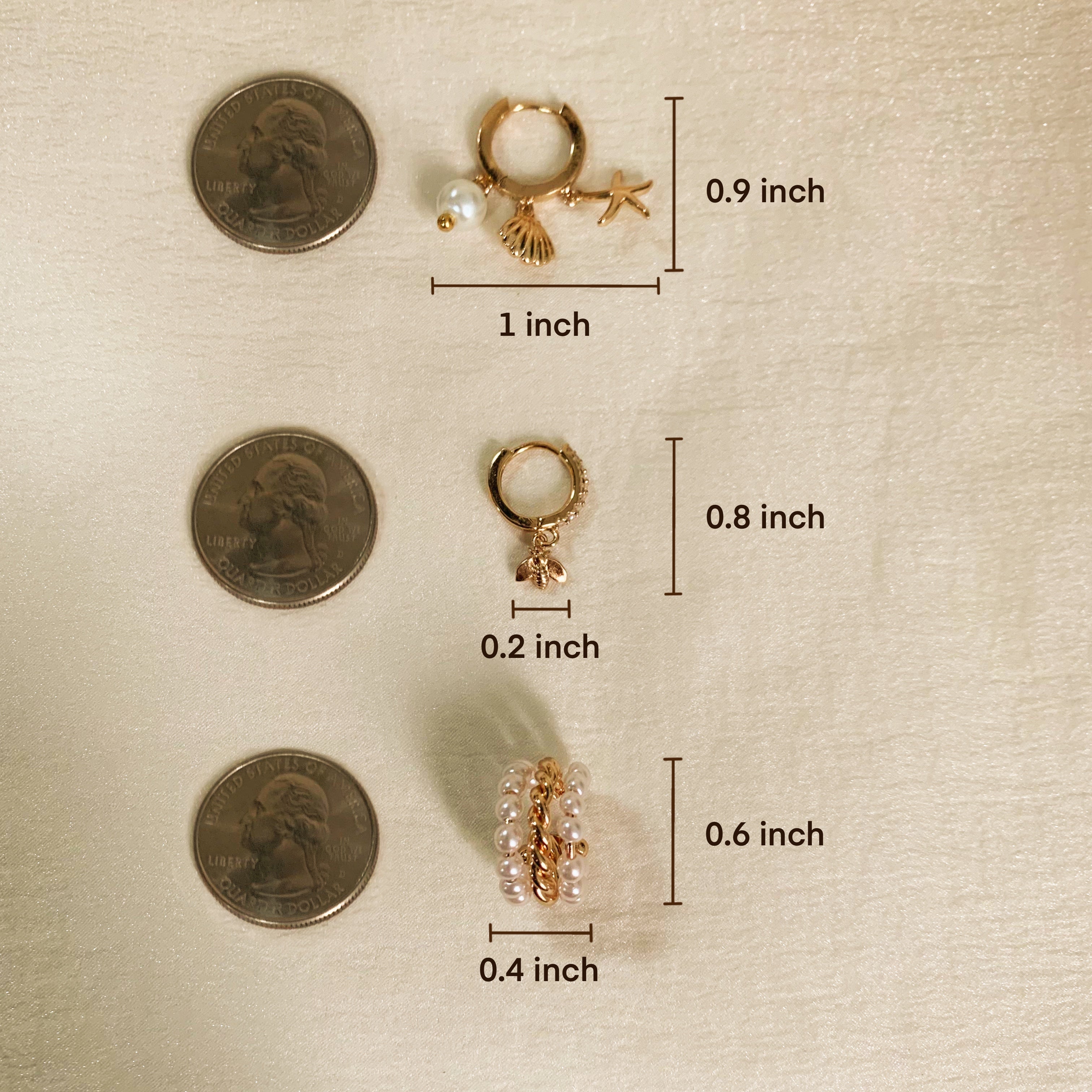 6 pcs Ocean Inspired Earrings Set