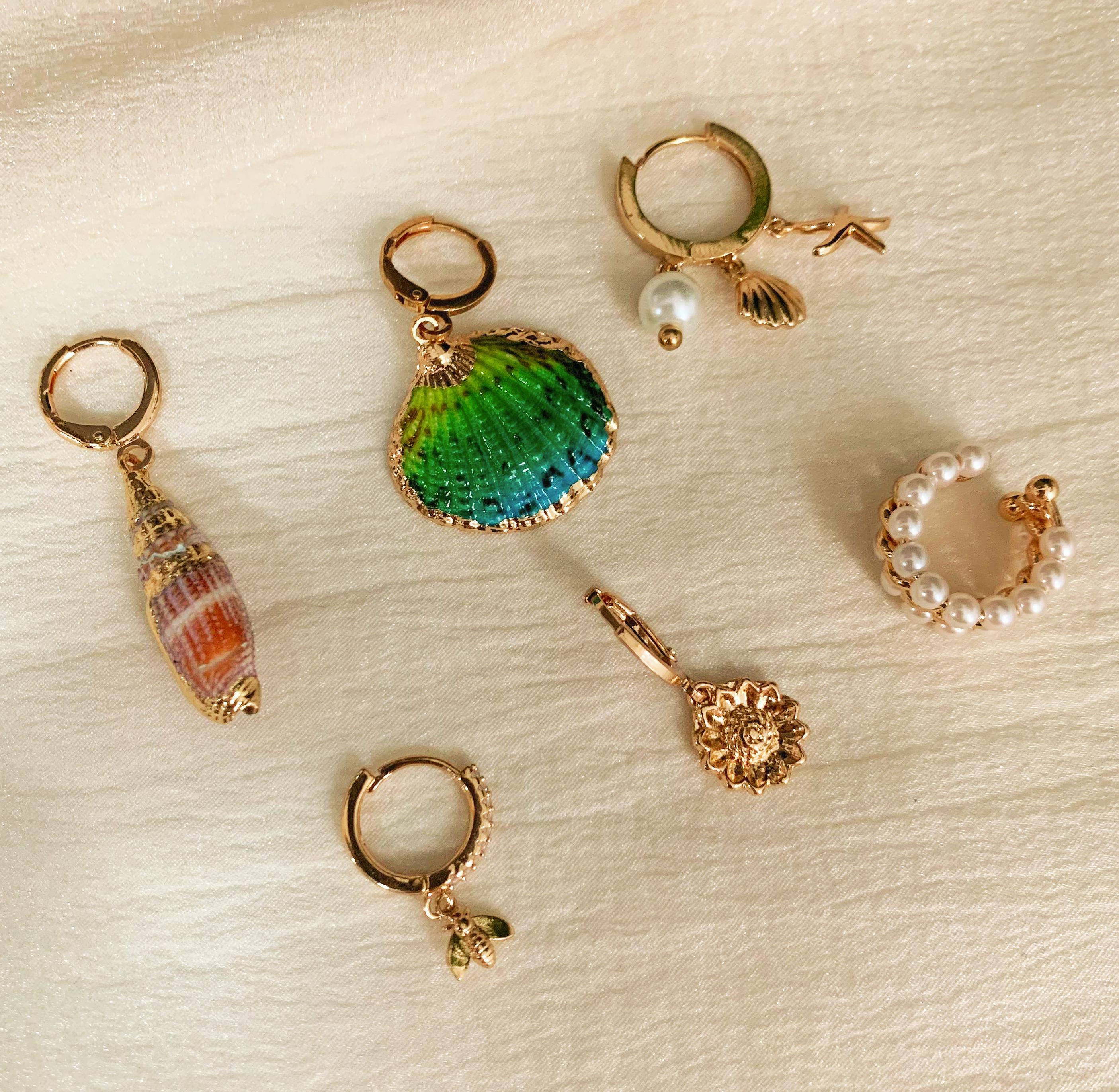 6 pcs Ocean Inspired Earrings Set