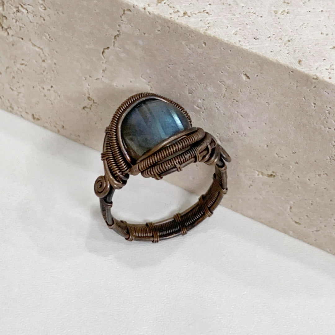 Labradorite Gemstone Ring