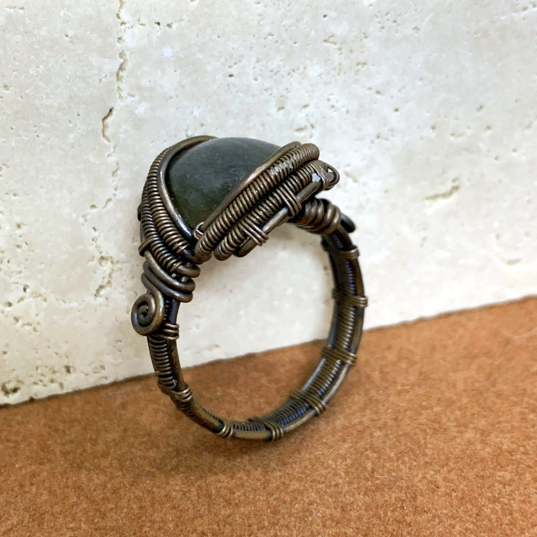 Labradorite Gemstone Ring