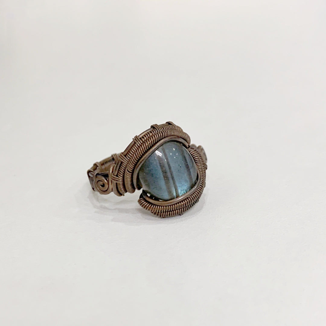 Labradorite Gemstone Ring