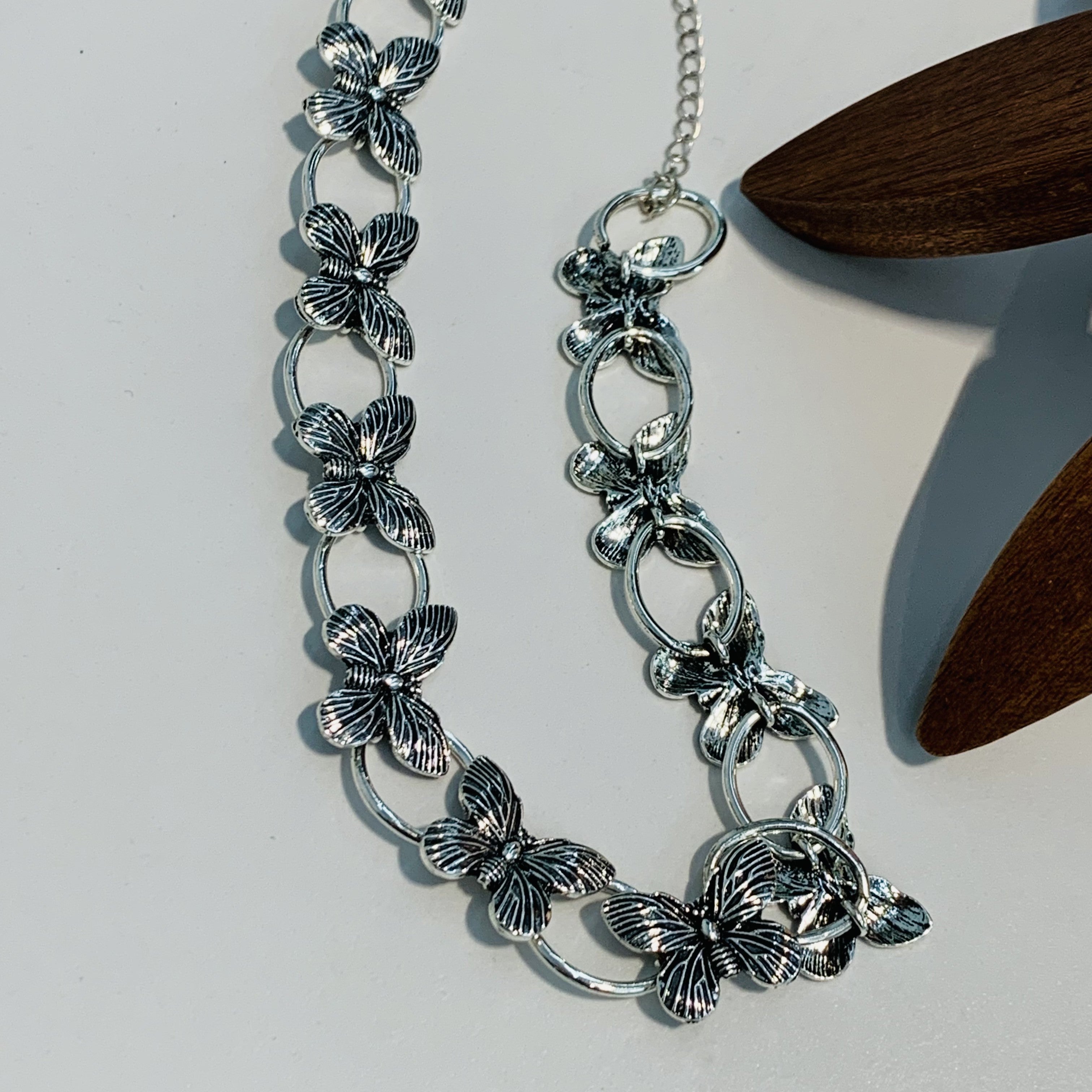 Silver Butterfly Necklace
