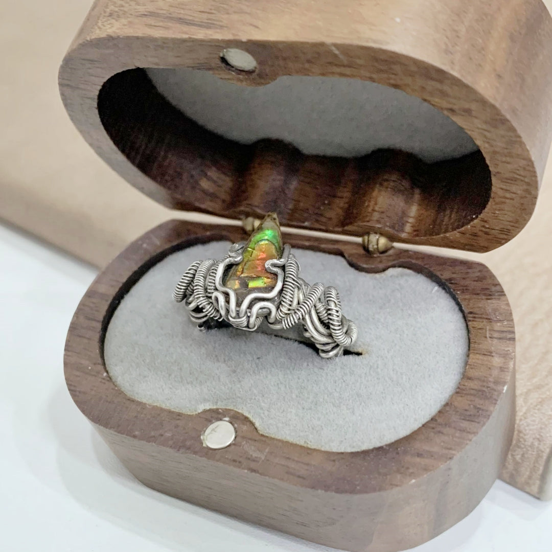 Vintage Colorful Crystal Ring