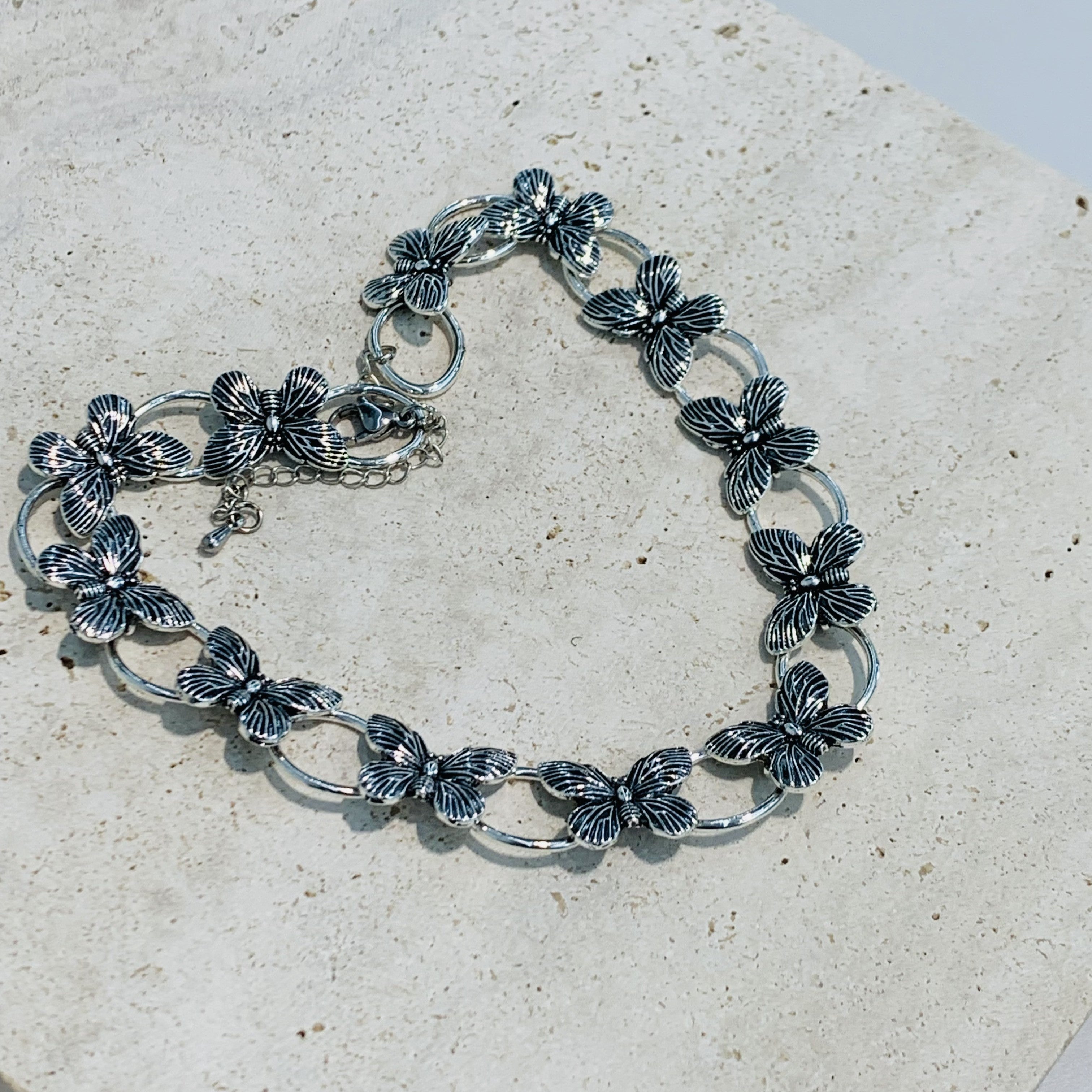 Silver Butterfly Necklace