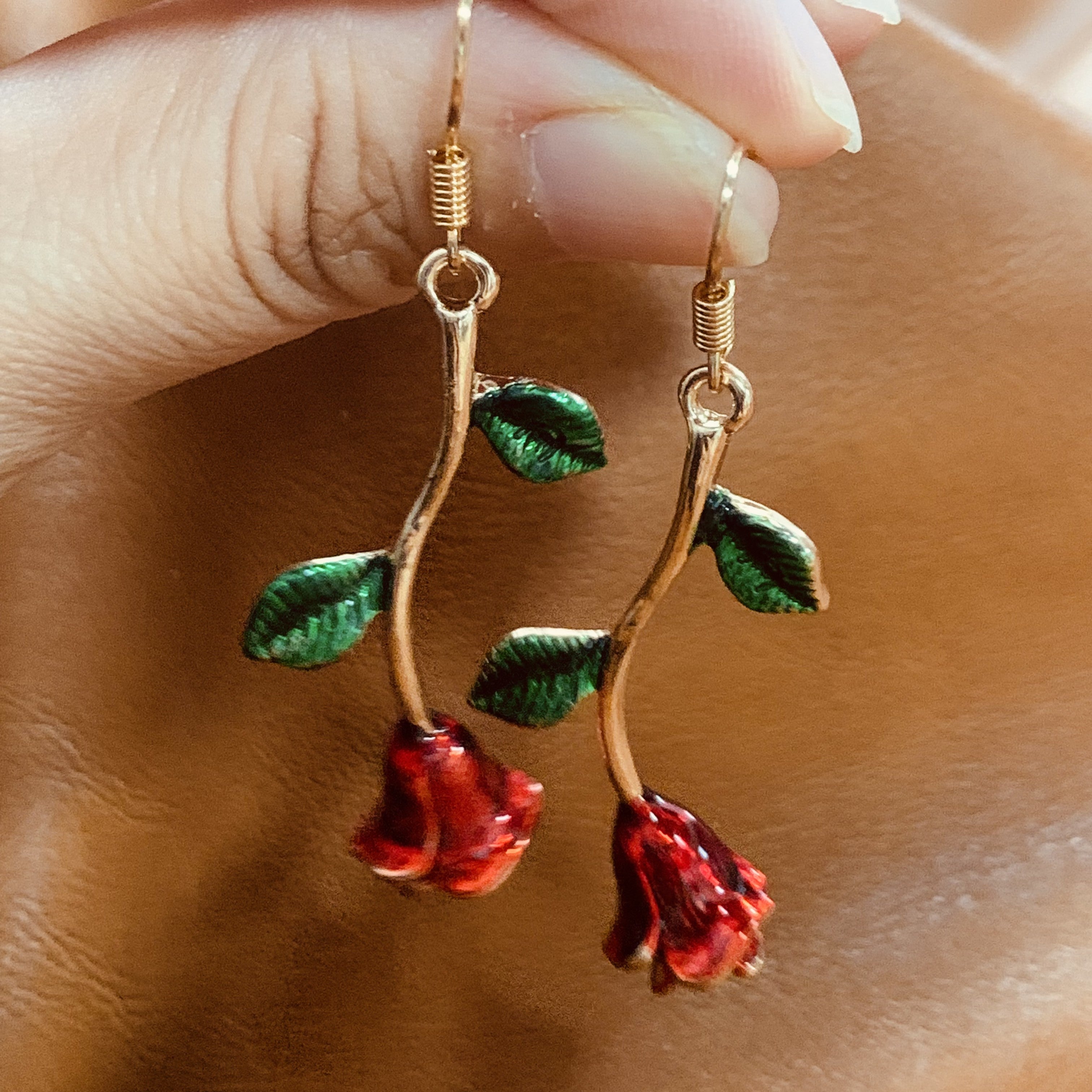 Blooming Rose Earrings