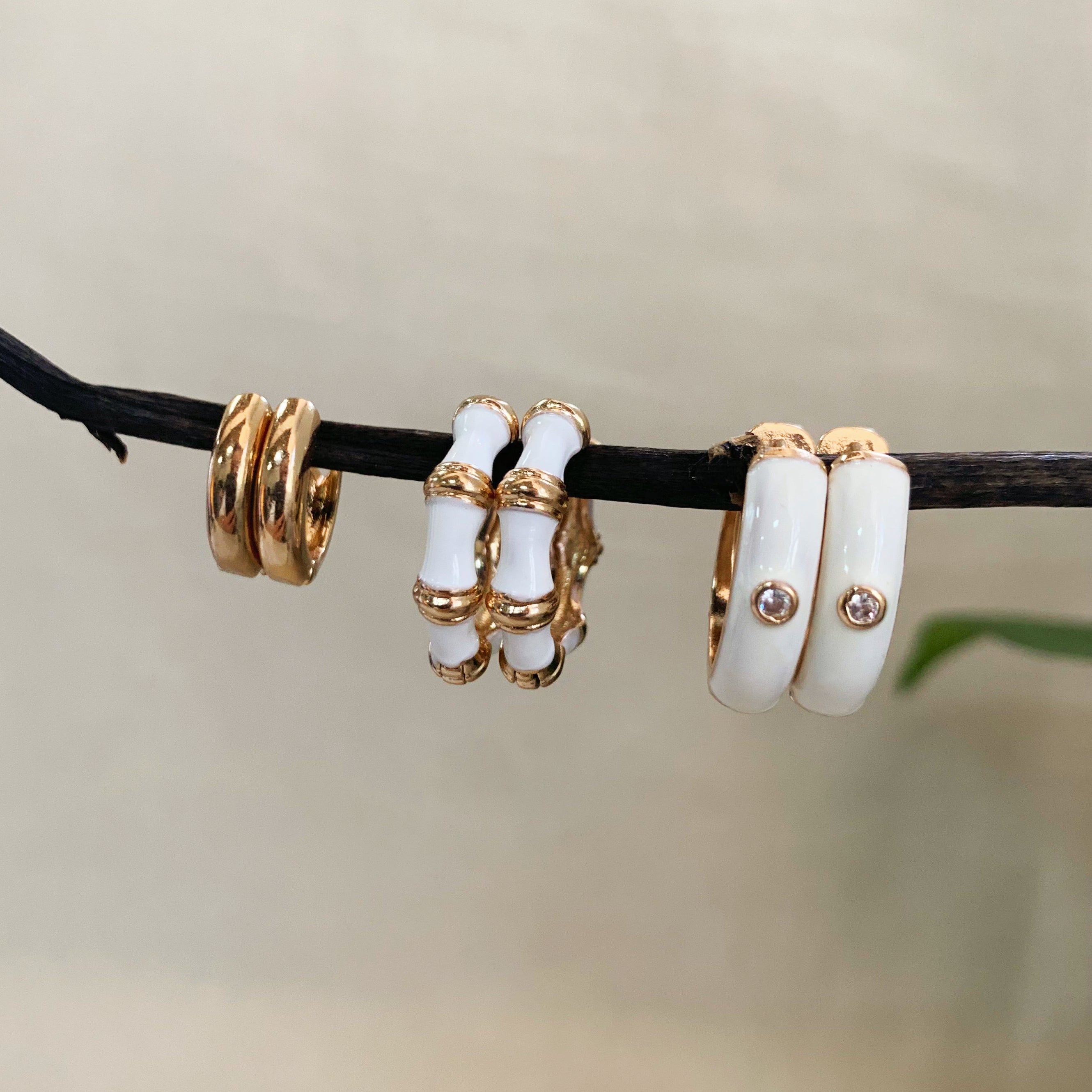 Set of 6 Sterling Silver Hoop Earrings