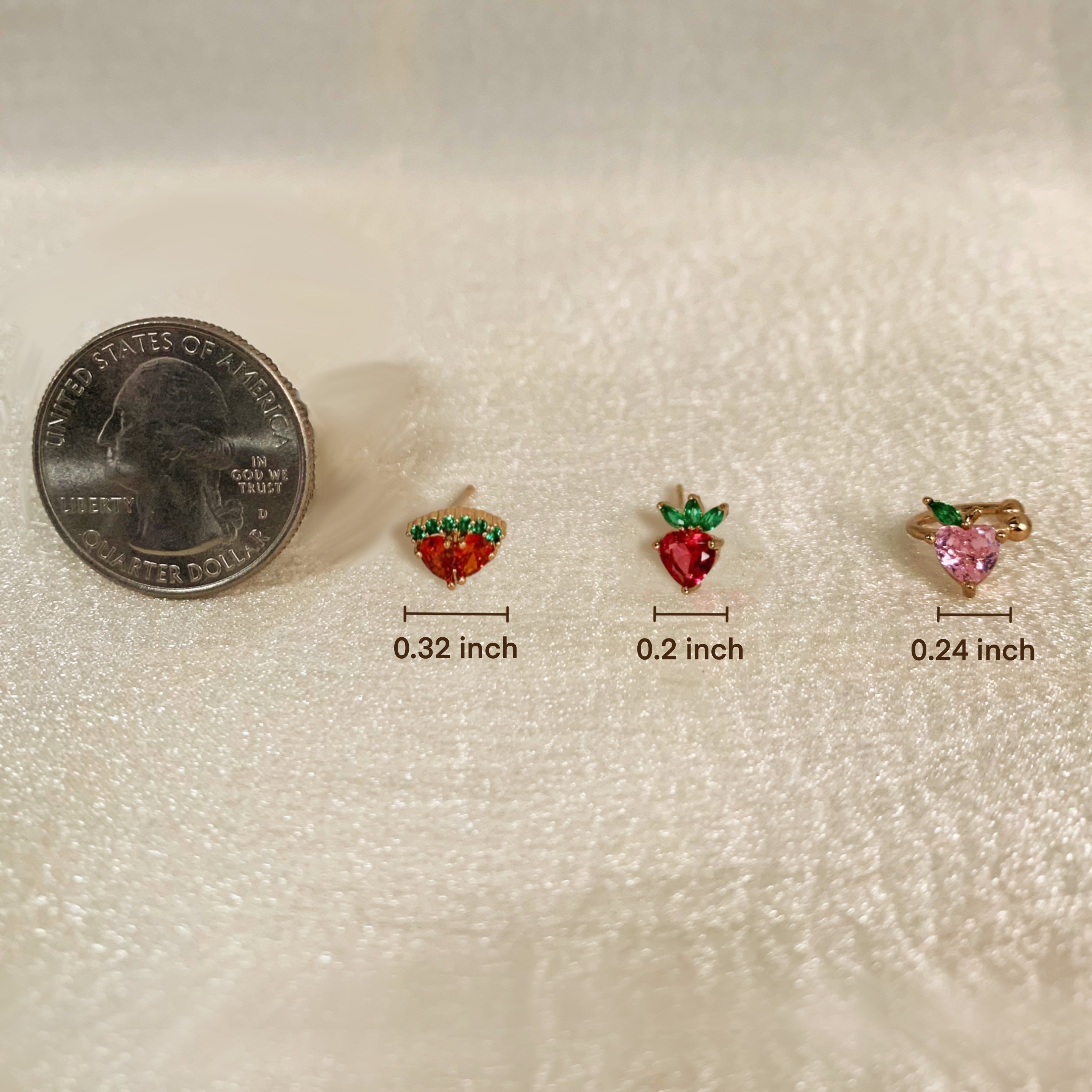 6-Piece Colorful Fruit Earrings Set