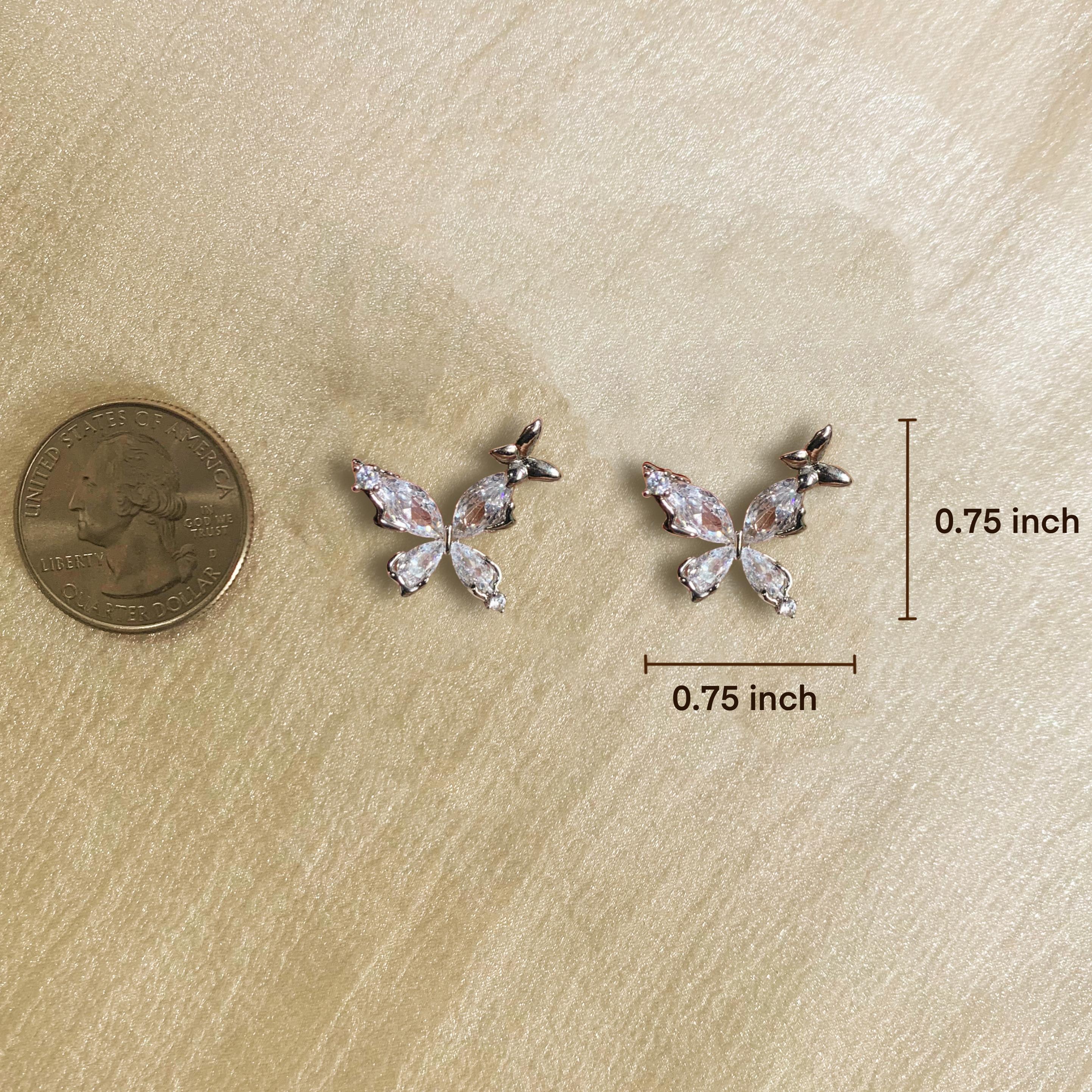 Butterfly Stud Earrings