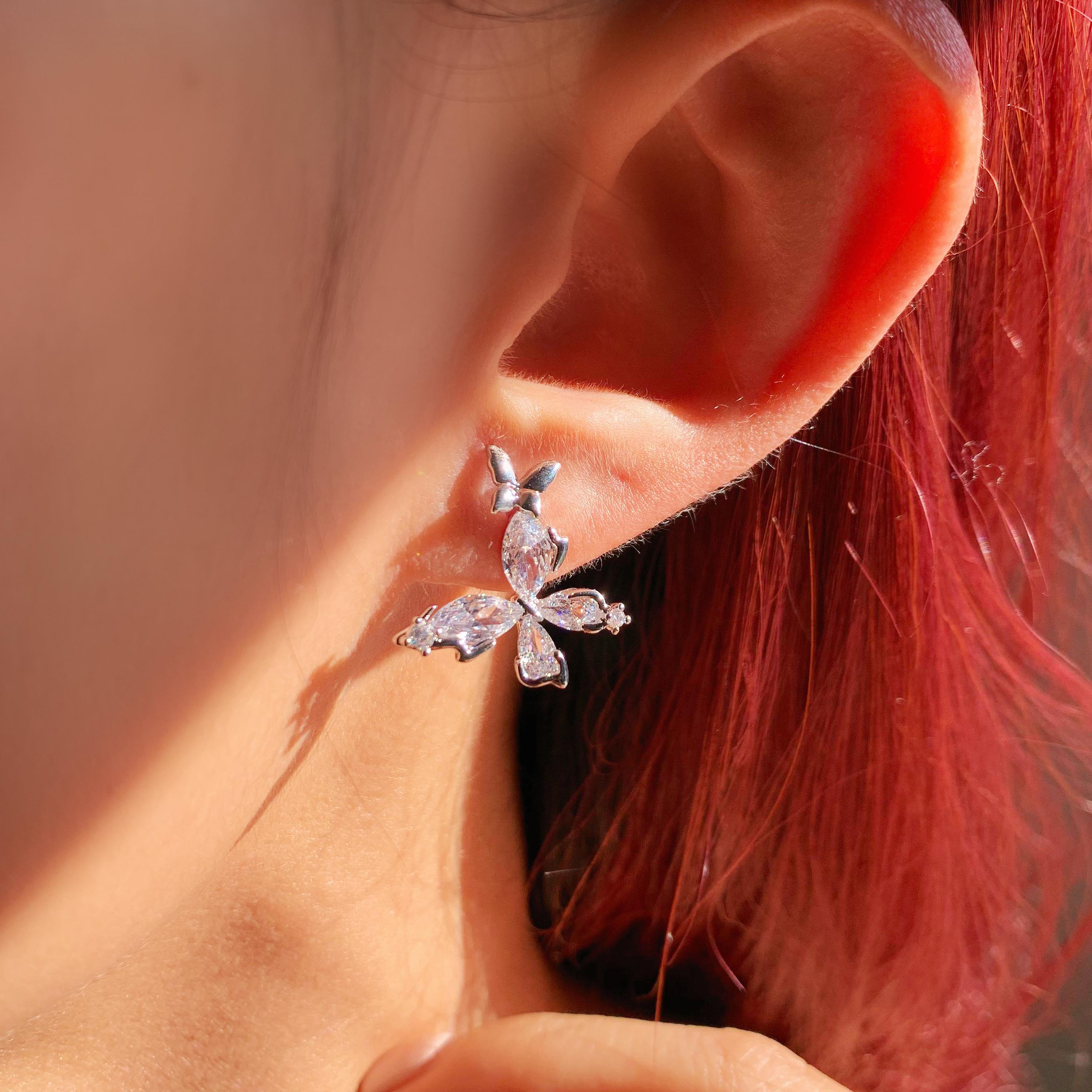 Butterfly Stud Earrings