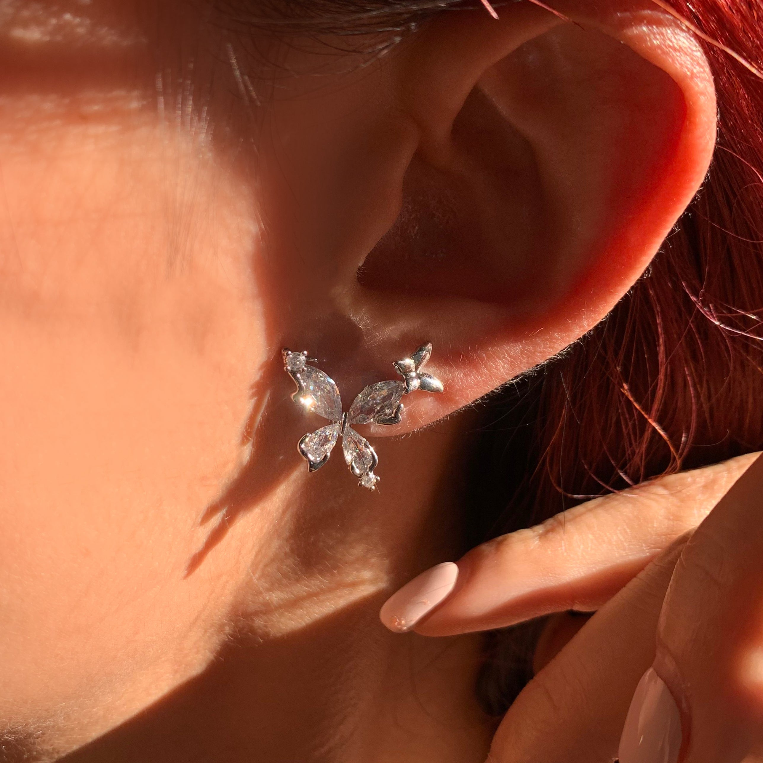 Butterfly Stud Earrings