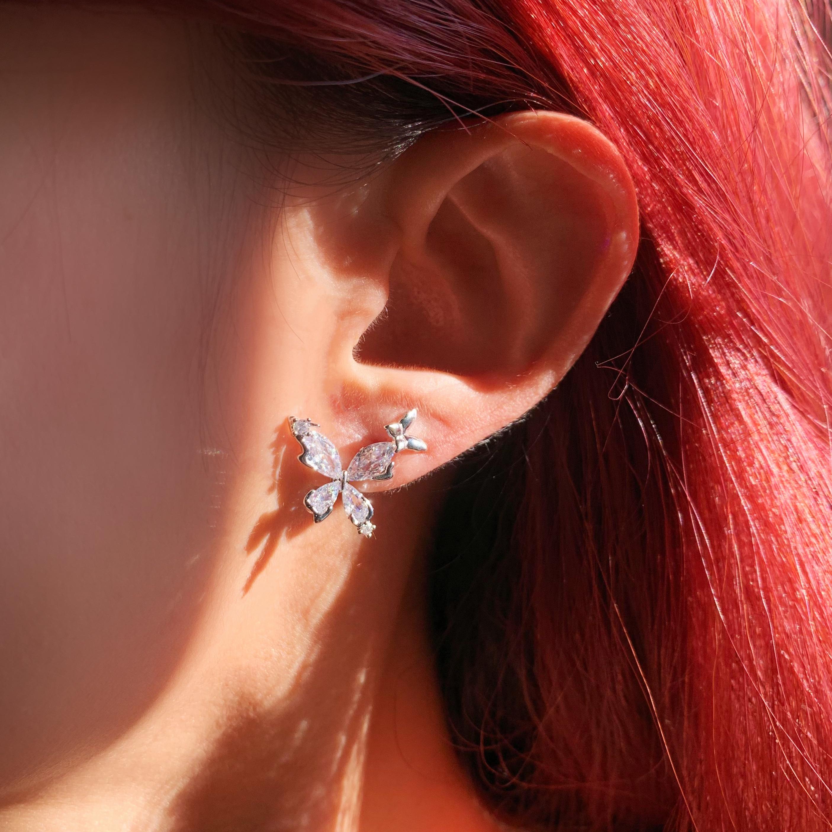 Butterfly Stud Earrings