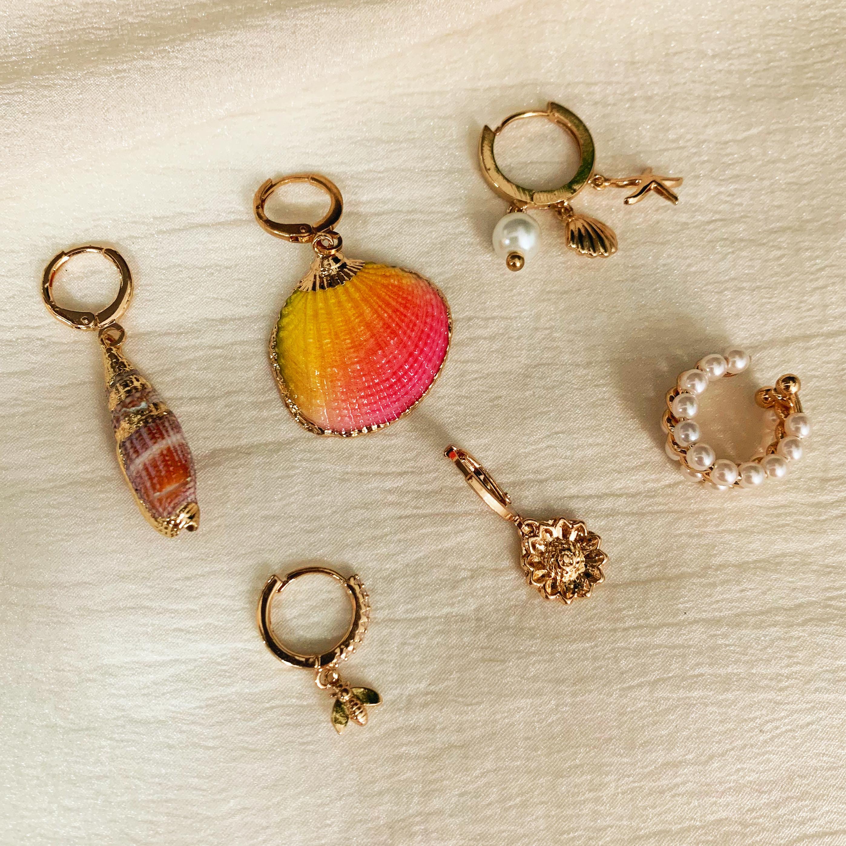 6 pcs Ocean Inspired Earrings Set