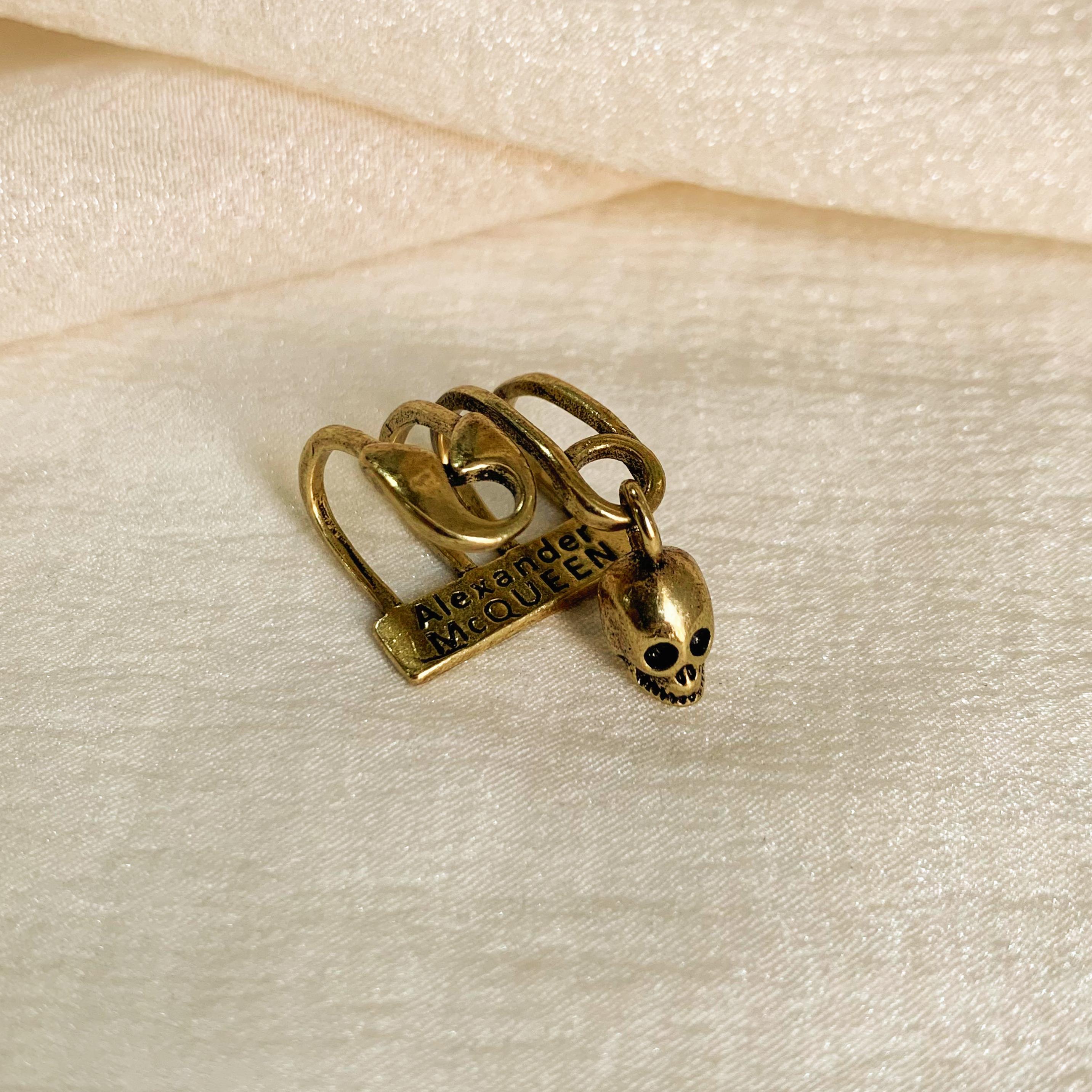 Skull Dangle Ear Cuff