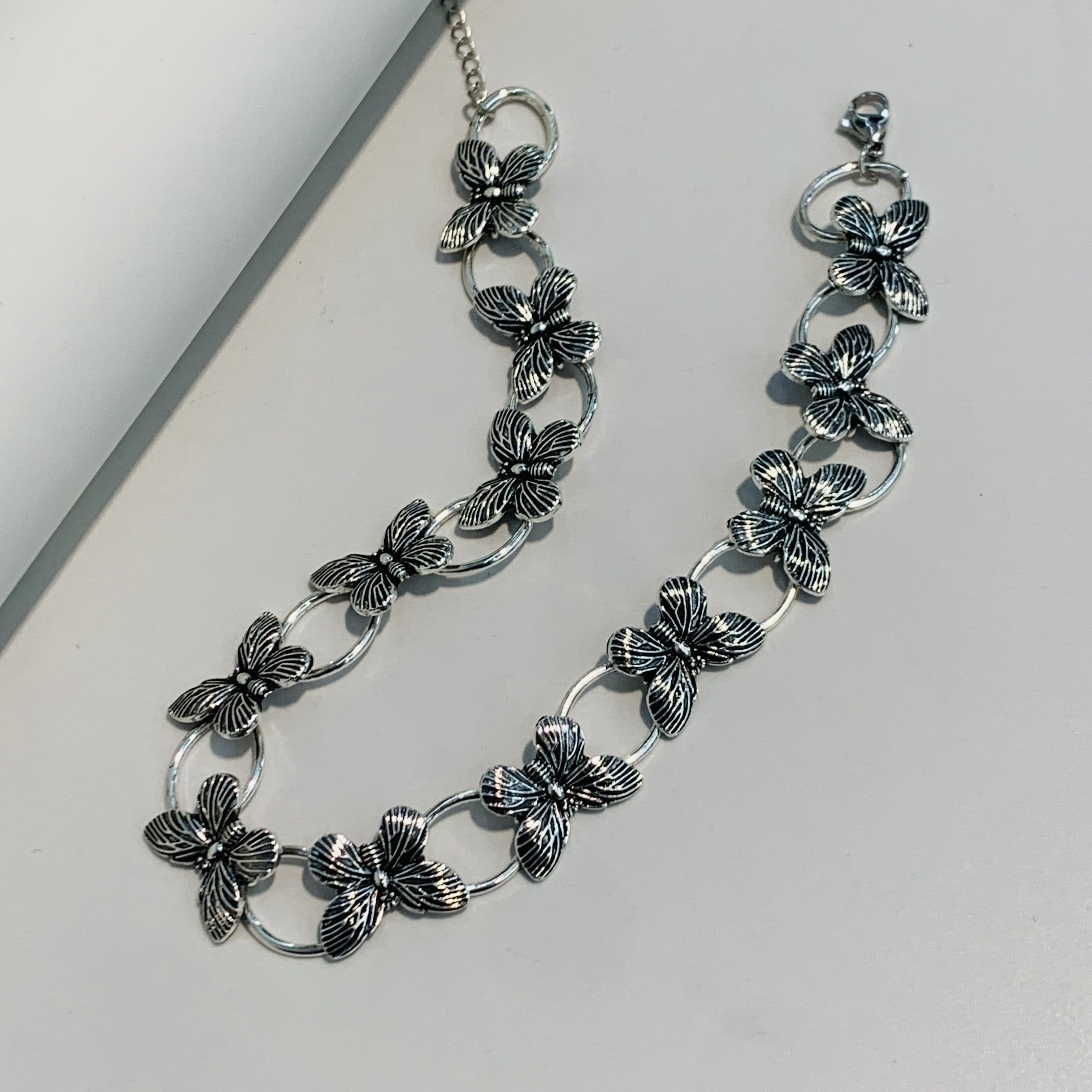 Silver Butterfly Necklace