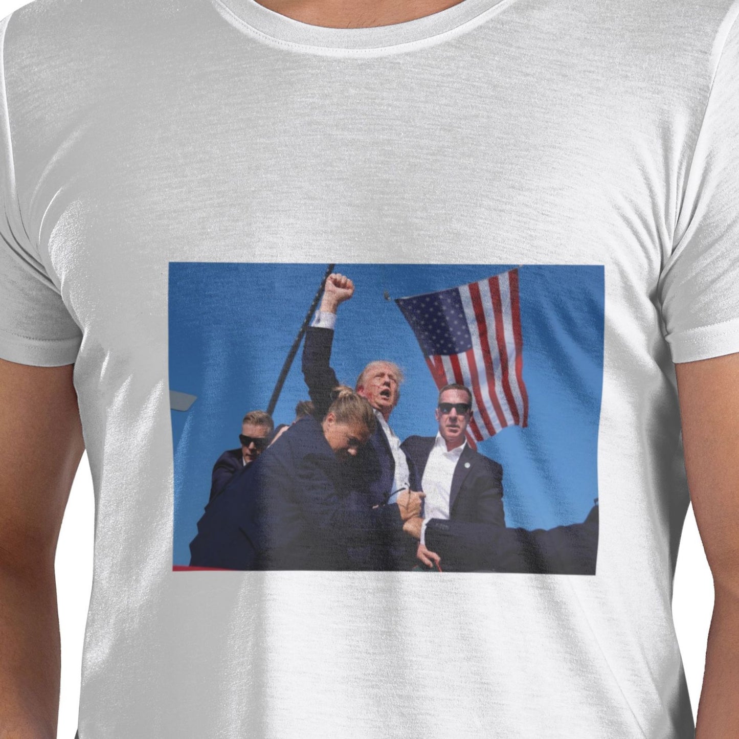 「NEW」Donald Trump 2024 Survived Shot At Election Rally T-Shirt