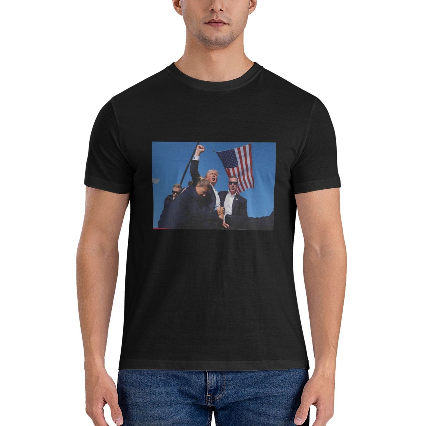 「NEW」Donald Trump 2024 Survived Shot At Election Rally T-Shirt