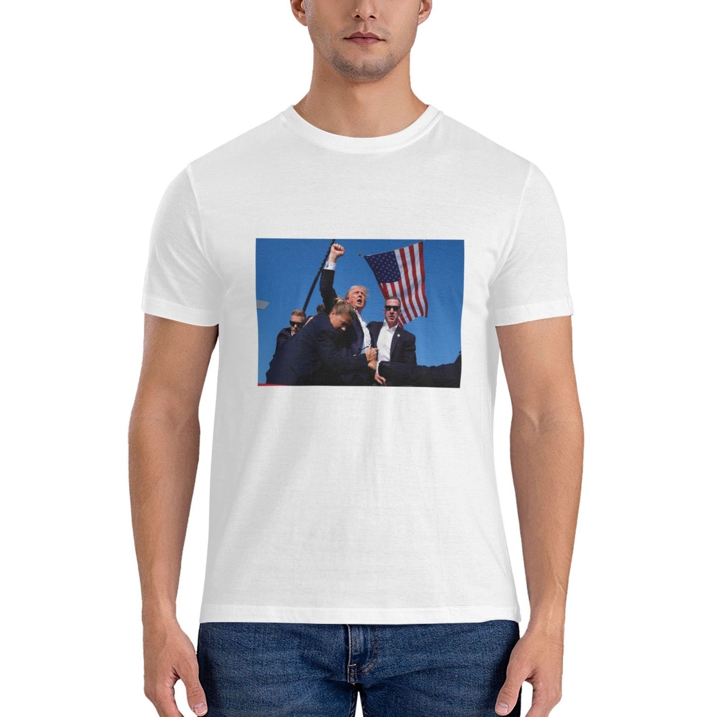 「NEW」Donald Trump 2024 Survived Shot At Election Rally T-Shirt