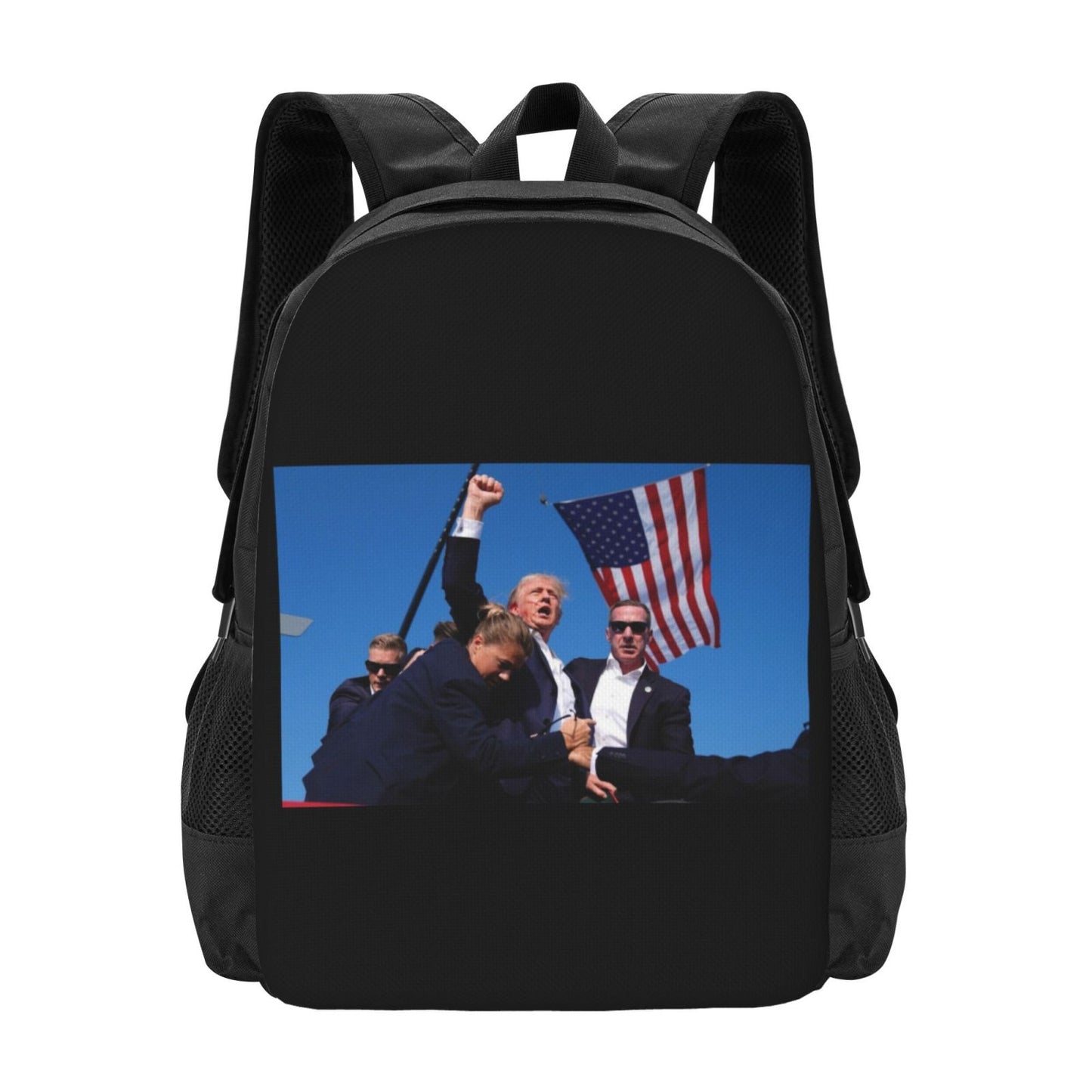 Trump Shot Backpack, canvas, drawstring