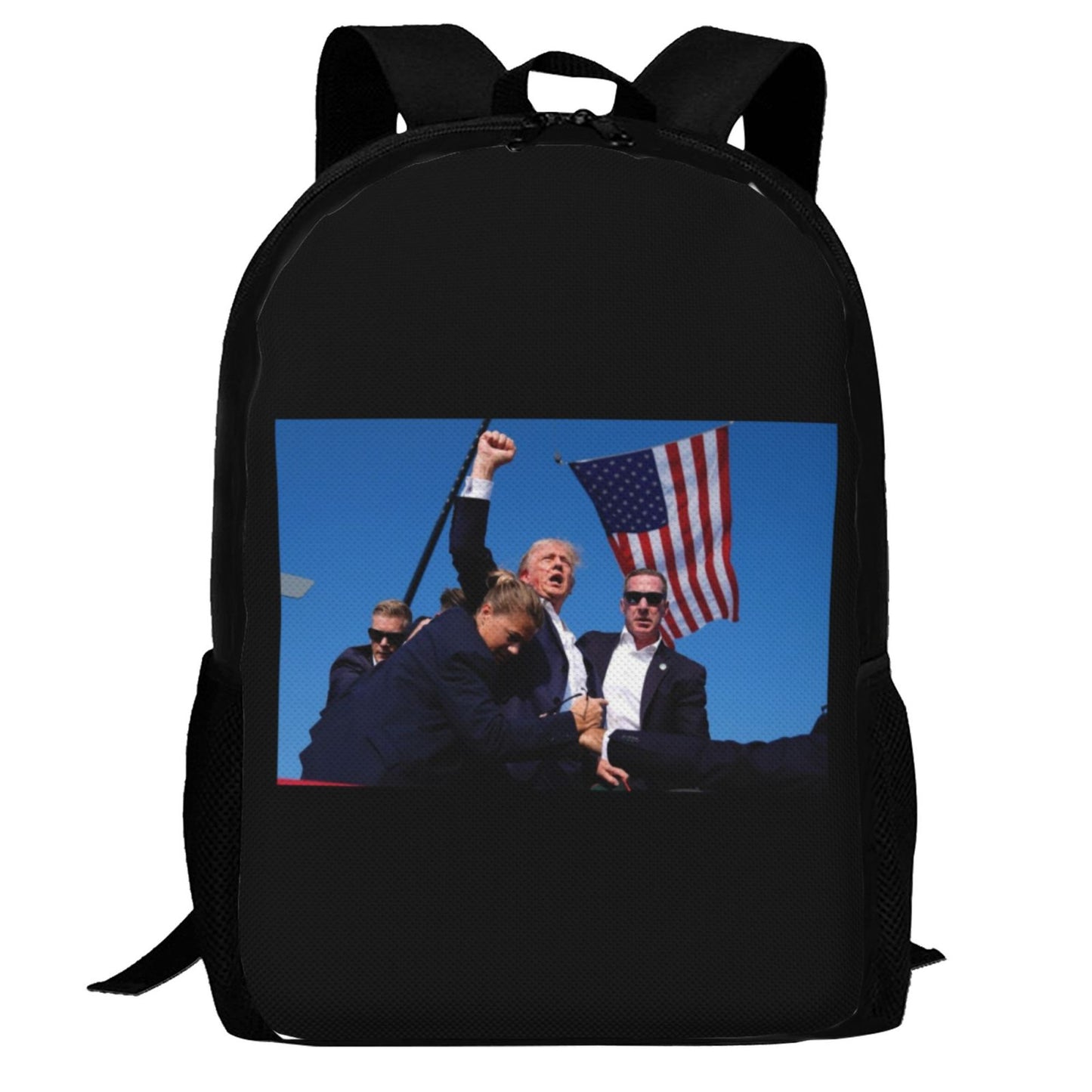 Trump Shot Backpack, canvas, drawstring