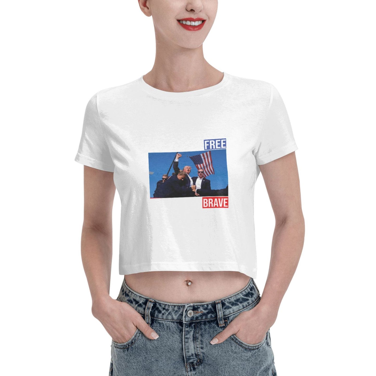 Donald Trump Girl 2024 Survived Shot At Election Rally T-Shirt for Women