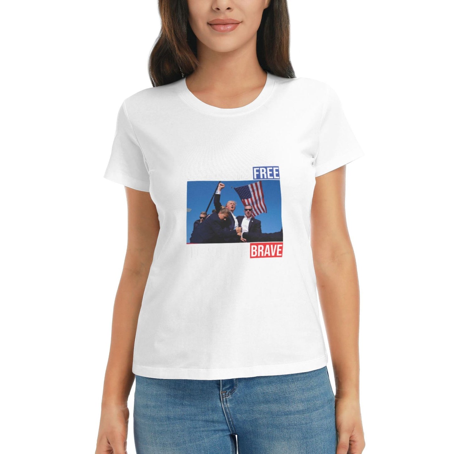 Donald Trump Girl 2024 Survived Shot At Election Rally T-Shirt for Women