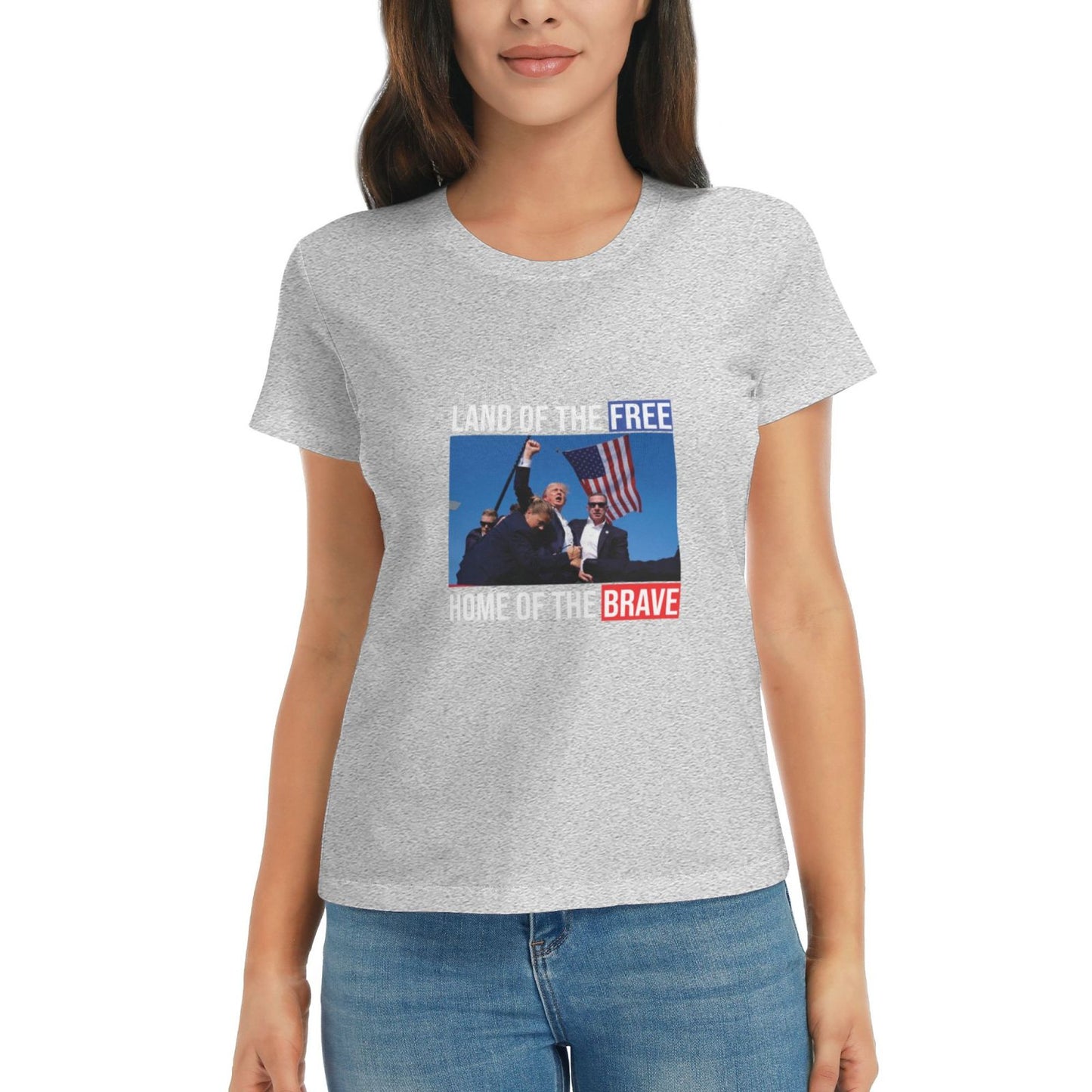 Donald Trump Girl 2024 Survived Shot At Election Rally T-Shirt for Women