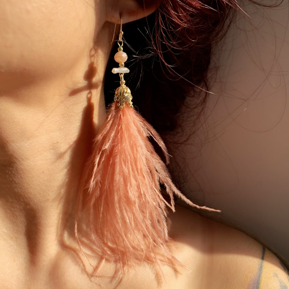 Bohemian Feather Earrings